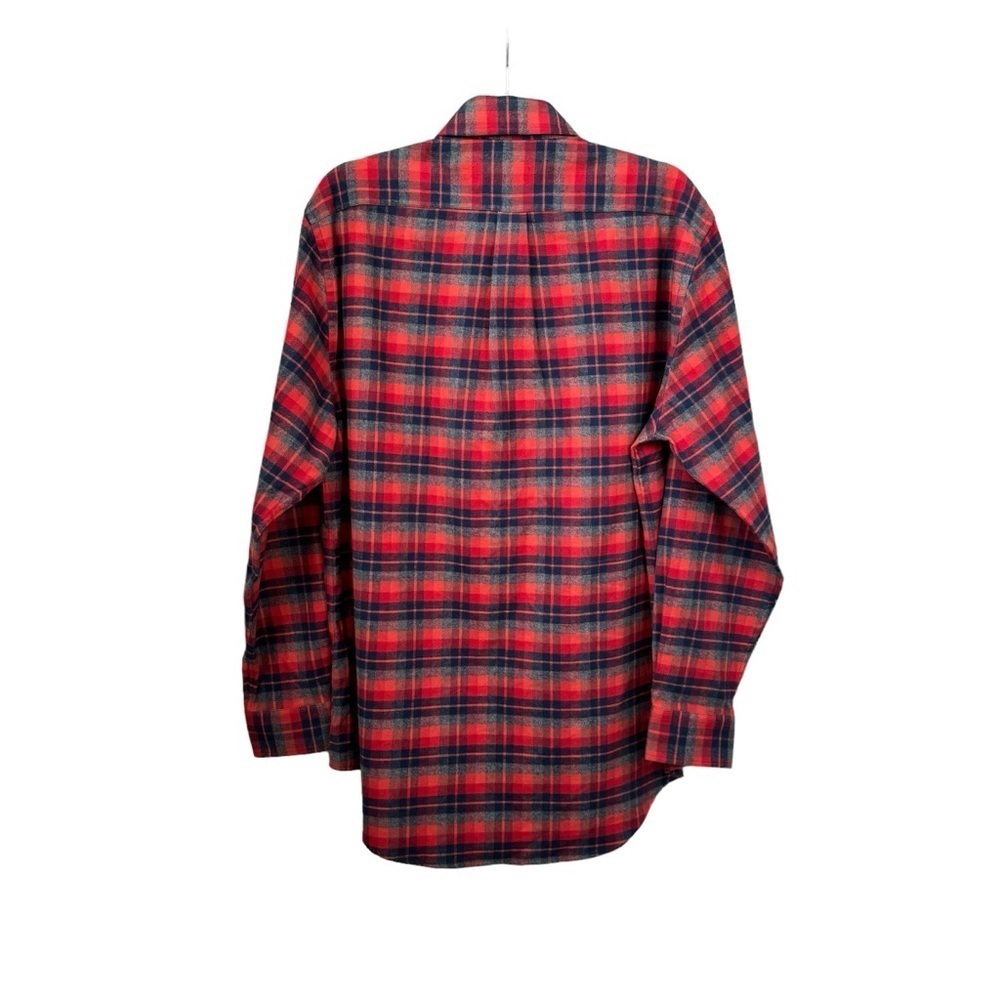 Heimie’s Haberdashery Men’s Shirt Red Plaid Long Sleeve size Large Button Down - Picture 2 of 8